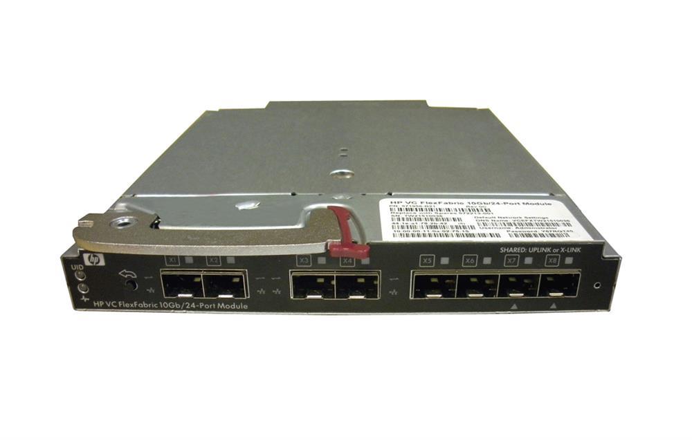 571958-001 HP Virtual Connect FlexFabric 10GBps 24-Ports Interconnect SAN Switch Module (Refurbished)
