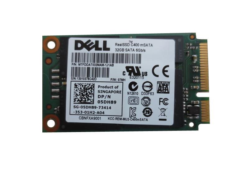 5DH89 Dell 64GB MLC SATA 6Gbps mSATA Internal Solid State Drive (SSD)