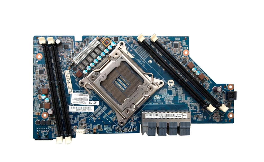 618265-001 HP 4-Slot Second CPU Memory Riser Board for Z620 Workstation