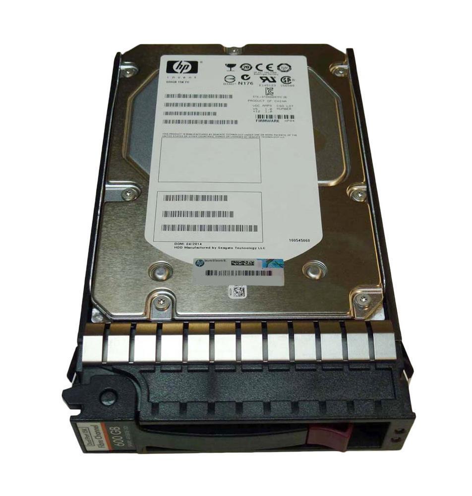 621832-001 HP 600GB 15000RPM Fibre Channel 4Gbps Dual Port Hot Swap 3.5-inch Internal Hard Drive