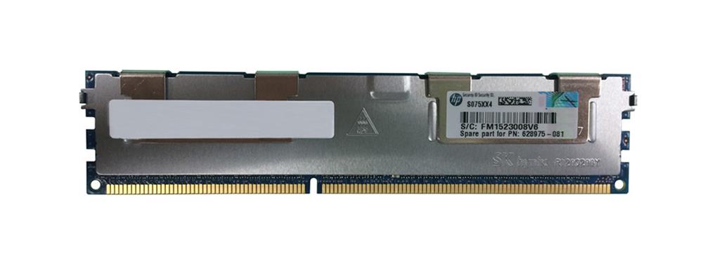 628975-081 HP 32GB PC3-8500 DDR3-1066MHz ECC Registered CL7 240-Pin DIMM 1.35V Low Voltage Quad Rank Memory Module