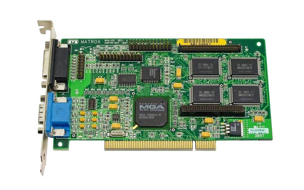 644-03 Matrox Mystique 220 4MB PCI Video Graphics Card
