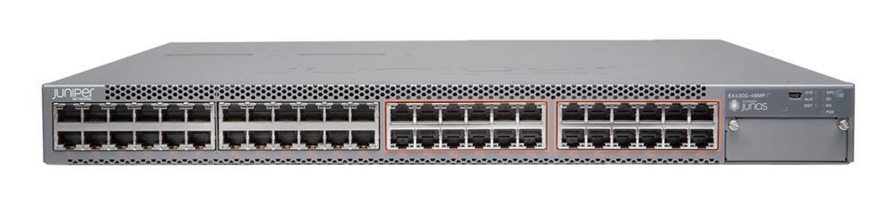 650-044932 Juniper 48port Web Mng 10/100/1000 350wperp Ac Enet Stackable Bck-front Airflo (Refurbished)