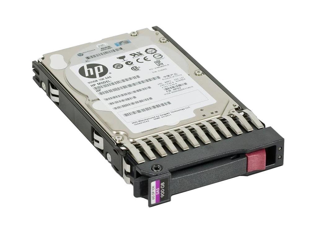 652589-S21-B2 HP 900GB 10000RPM SAS 6Gbps Dual Port Hot Swap 2.5-inch Internal Hard Drive with Smart Carrier