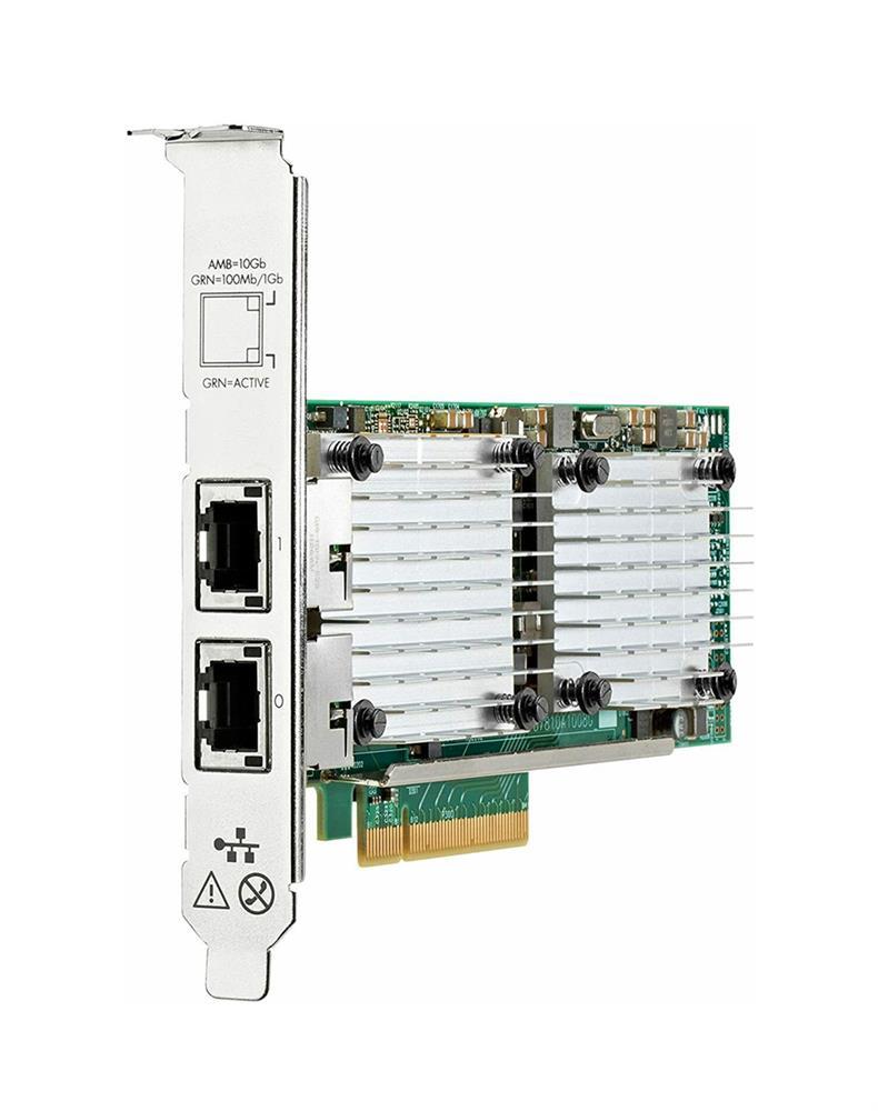 657128-001 HP 530T Dual-Ports RJ-45 10Gbps 10GBase-T Gigabit Ethernet PCI Express 2.0 x8 Network Adapter