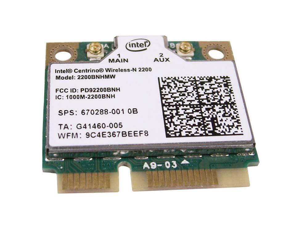 670288-001 HP 802.11b/g/n Intel Centrino Wireless-N 2200 WiFi Adapter