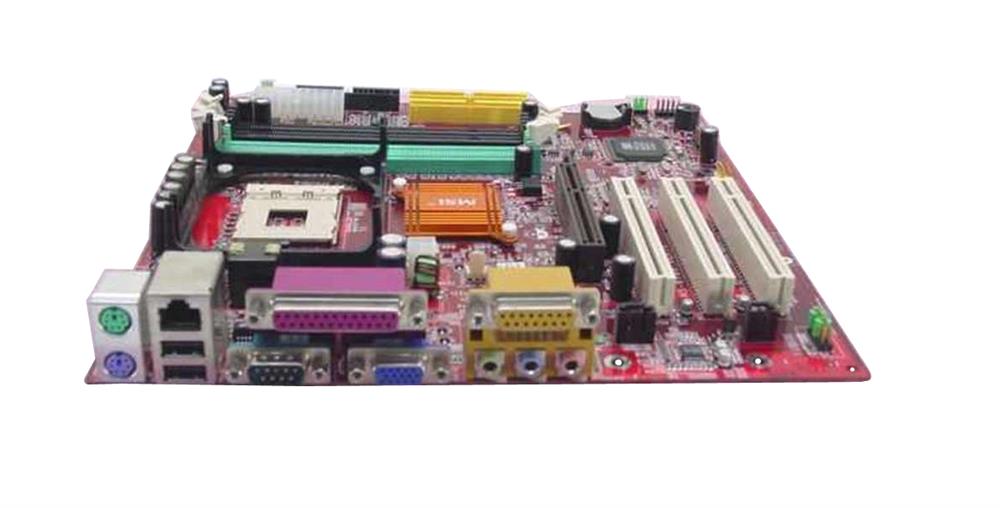 6769-010 MSI SiS651 Chipset Pentium 4/ Celeron Processors Support Socket 478 MicroATX Motherboard (Refurbished)