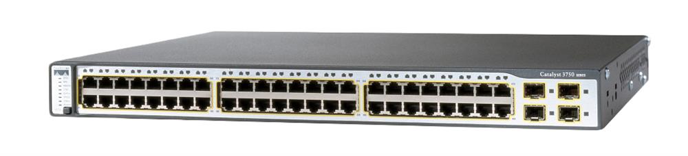 677E879 Cisco Catalyst 3750 48-Ports Ethernet 10/100 and 4 SFP-based Gigabit Ethernet Ports Switch (Refurbished)