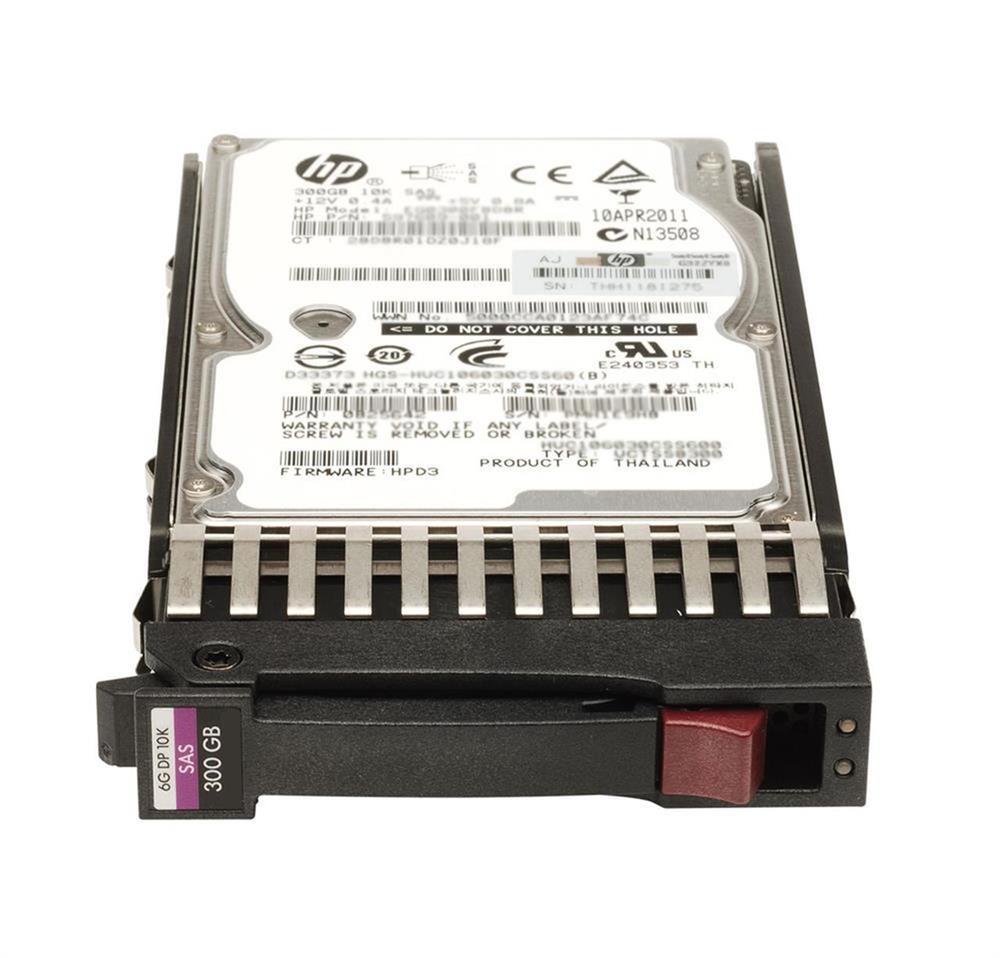 678750-001 HP 300GB 10000RPM SAS 6Gbps Dual Port Hot Swap 2.5-inch Internal Hard Drive
