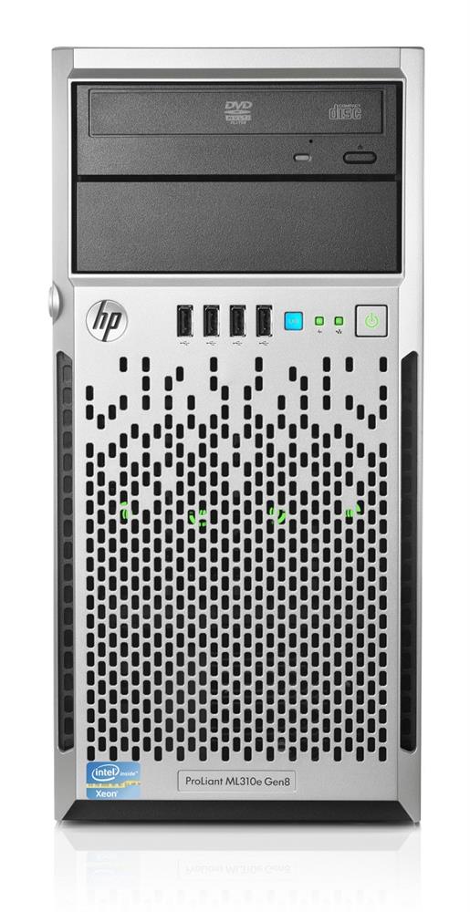 736661-S01 HP ProLiant ML310e G8 4U Micro Tower Server - 1 x Intel Xeon E3-1230V3 Quad-core (4 Core) 3.30 GHz (Refurbished)