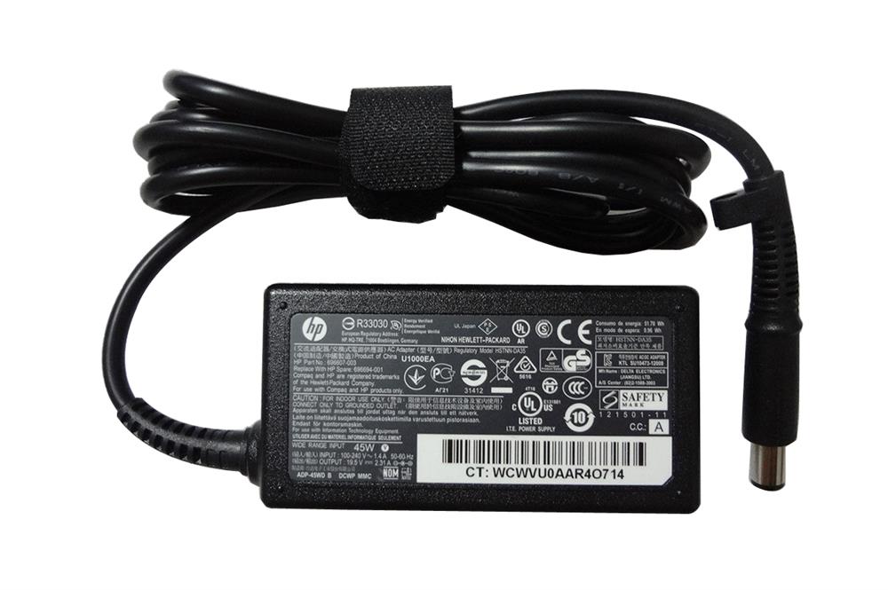 696607-001 HP 45-Watts 19.5V 2.31A AC Power Adapter (Refurbished)