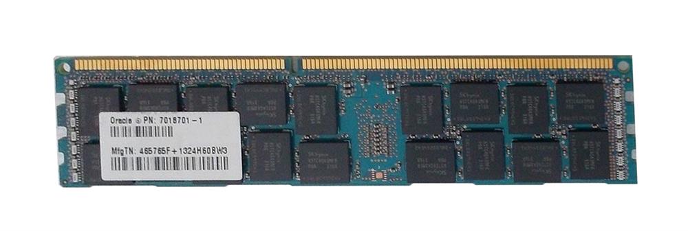 7018701-1 Oracle 16GB PC3-12800 DDR3-1600MHz ECC Registered CL11 240-Pin DIMM 1.35V Low Voltage Dual Rank Memory Module