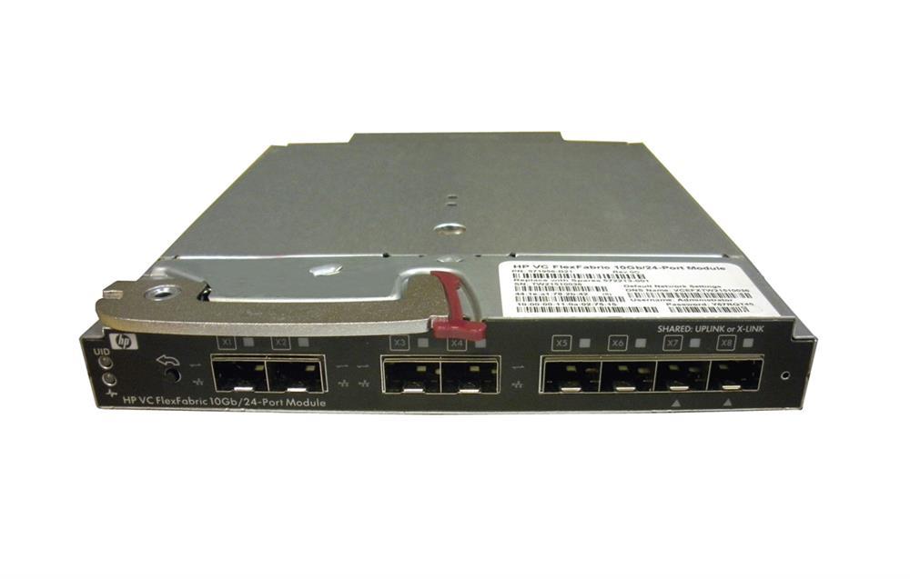 708065-001 HP Virtual Connect FlexFabric 10GBps 24-Ports Interconnect SAN Switch Module (Refurbished)