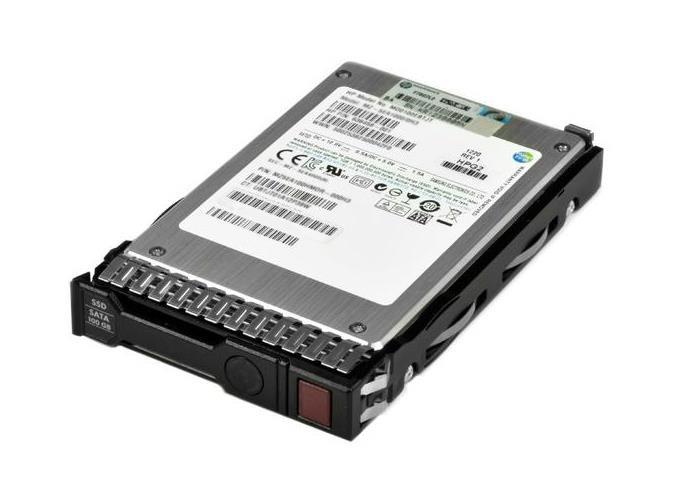 730147-001 HP 100GB MLC SATA 6Gbps 2.5-inch Internal Solid State Drive (SSD) with Smart Carrier