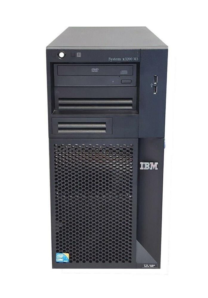 732832U IBM System x3200 M3 732832Y 5U Tower Server 1x Core i3-530 2.93GHz 1 Processor Support 1GB Standard/24GB Maximum RAM RAID Level: 0 1 400 W (Refurbished)