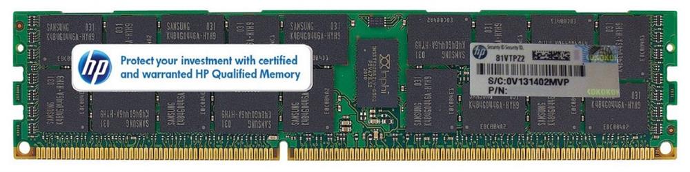 733736-001 HP 8GB PC3-14900 DDR3-1866MHz ECC Unbuffered CL13 240-Pin DIMM 512Mx8 Dual Rank Memory Module