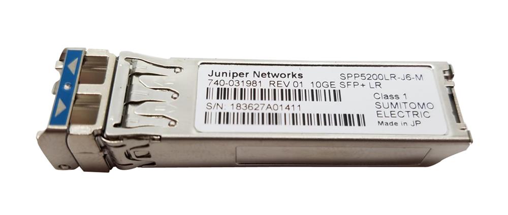 740-031981 Juniper 10Gbps 10GBase-LR Single-mode 1310nm SFP+ Transceiver Module (Refurbished)