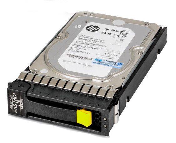 743405-001 HP 4TB 7200RPM SAS 6Gbps Midline Hot Swap 3.5-inch Internal Hard Drive with Tray