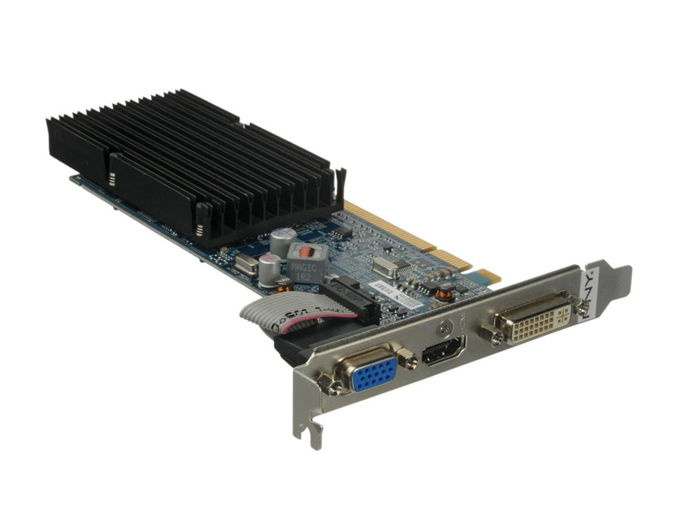 751492544151-06 PNY GeForce 8400GS 512MB DDR3 PCI Express 2.0 DVI/ VGA/ HDMI Low Profile Video Graphics Card