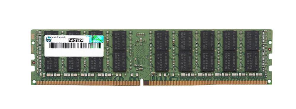 753225-201 HP 32GB PC4-17000 DDR4-2133MHz Registered ECC CL15 288-Pin Load Reduced DIMM 1.2V Quad Rank Memory Module