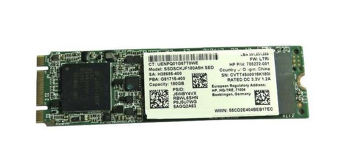 753730-001 HP 180GB MLC SATA 6Gbps M.2 2280 Internal Solid State Drive (SSD)