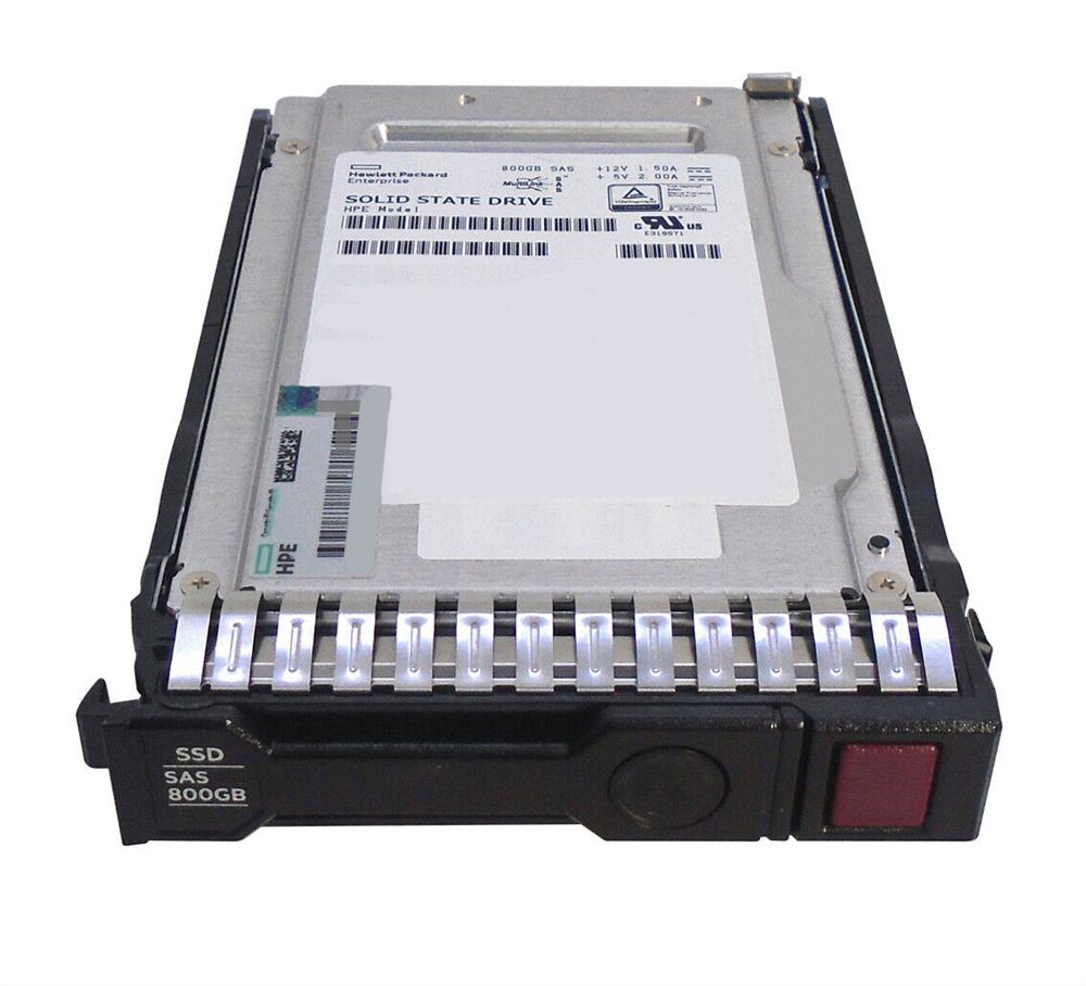 762261-B21 HPE 800GB MLC SAS 12Gbps Hot Swap Value Endurance 2.5-inch Internal Solid State Drive (SSD) with Smart Carrier for ProLiant Gen8 Server
