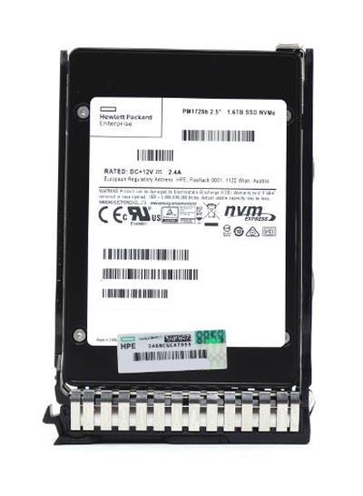 765061-001 HP 1.6TB PCI Express NVMe Mainstream Endurance (PLP) U.2 2.5-inch Internal Solid State Drive (SSD) with Smart Carrier-2