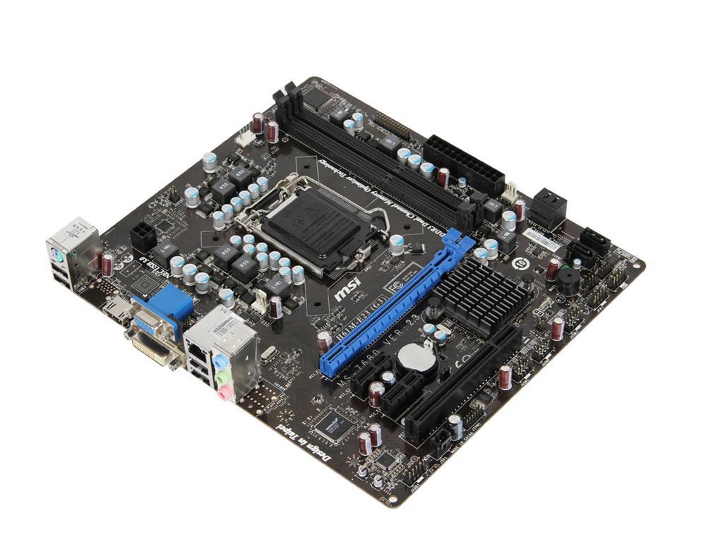 7788-020R/BU1 MSI H61M-P31-G3 Socket LGA 1155 Intel H61 Express Chipset Core i7 / i5 / i3 / Pentium / Celeron Processors Support DDR3 2x DIMM 4x SATA 3.0Gb/s Micro-ATX Motherboard (Refurbished)