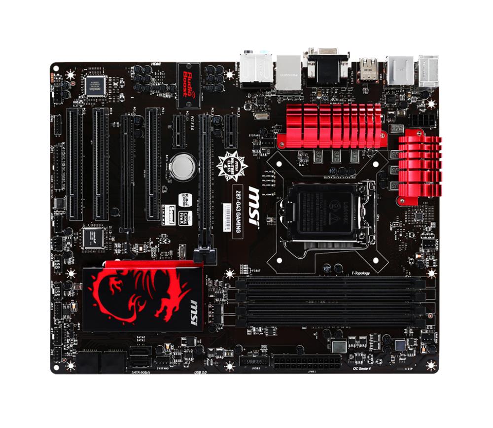 7816-029R MSI Intel H87 1150 DDR3 1066/1333 Gaming Motherboard (Refurbished)