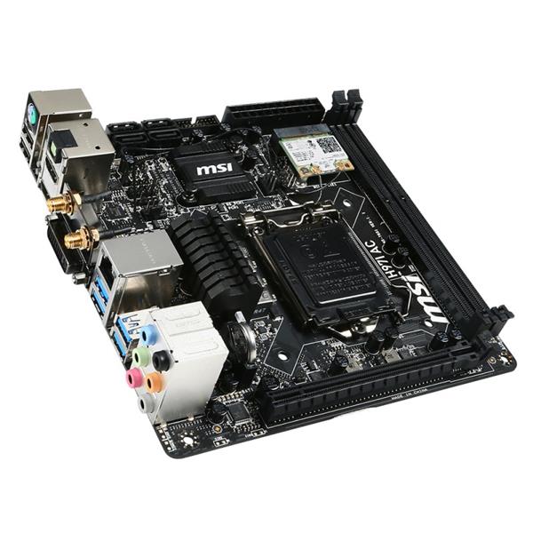 7851-002R MSI Socket 1150 Chipset H97 2 x DDR3 DIMM 4 x SATA 6Gb/s PCIe 3.0 x16 USB 2.0/3.0 Mini-ITX System Board (Refurbished)