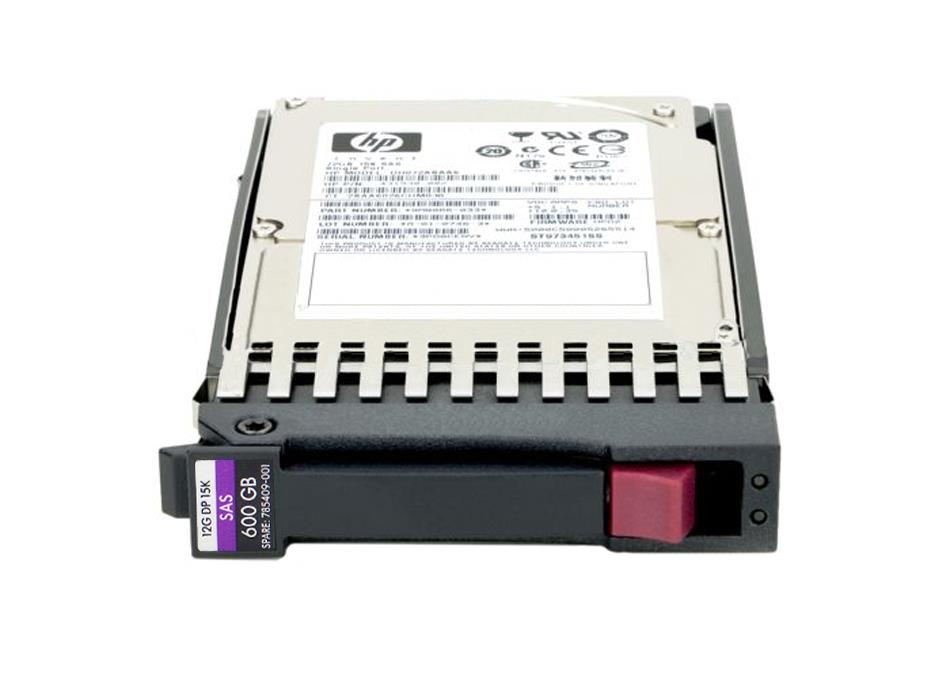785409-001 HP 600GB 15000RPM SAS 12Gbps Dual Port Hot Swap 2.5-inch Internal Hard Drive with Tray