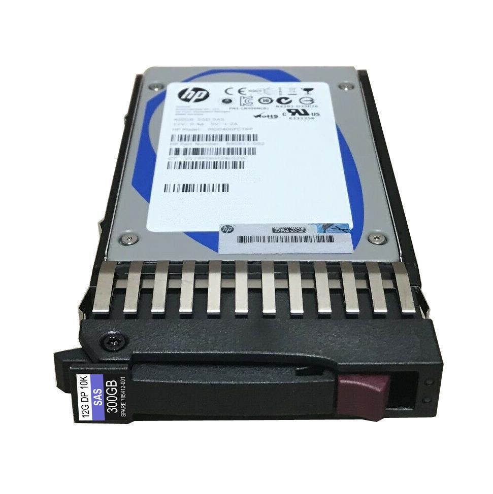 785412-001 HP 300GB 10000RPM SAS 12Gbps Dual Port Hot Swap 2.5-inch Internal Hard Drive