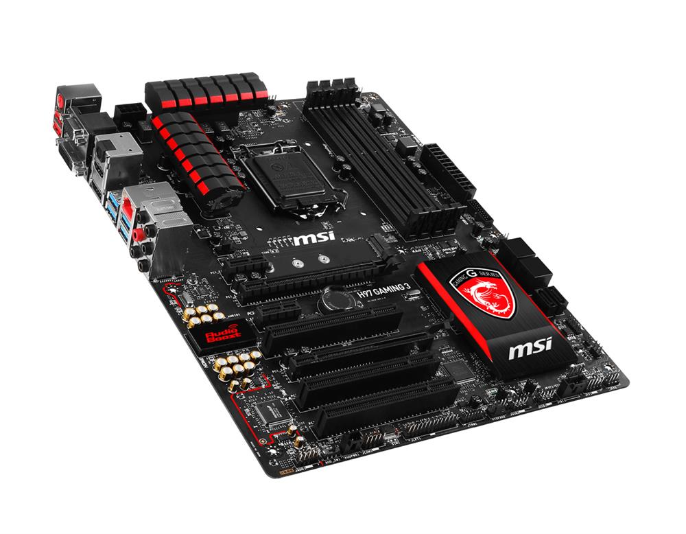 7918-002R MSI Socket-1150 Chipset H97 DDR3 SATA 6GBps PCIe 3.0 x16 USB 3.0 ATX System Board (Refurbished)