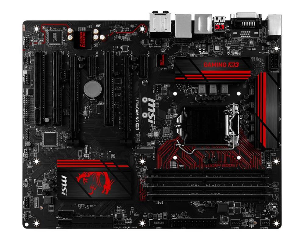 7978-001R MSI Z170a Gaming M3 Intel Z170 Express Chipset Socket LGA1151 ATX Motherboard (Refurbished)
