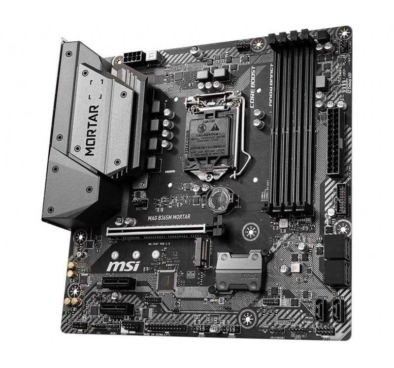 7C67-001R MSI MAG B365M MORTAR Socket LGA 1151 Intel B365 Chipset Core i9 Processors Support DDR4 4x DIMM 6x SATA3 6.0Gb/s Micro-ATX Motherboard (Refurbished)