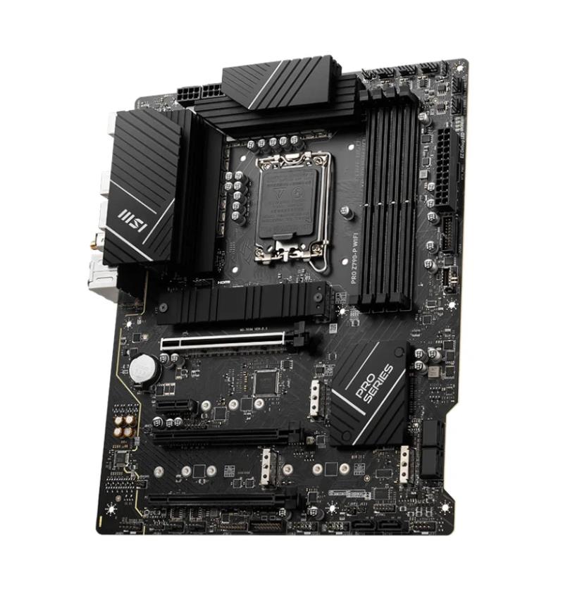 7E06-003R MSI PRO Z790-P WIFI DDR4 Socket LGA 1700 Intel Z690 Chipset Intel Core/ Pentium Gold/ Celeron Processors Support DDR4 4x DIMM 6x SATA 6.0Gb/s ATX Motherboard (Refurbished)