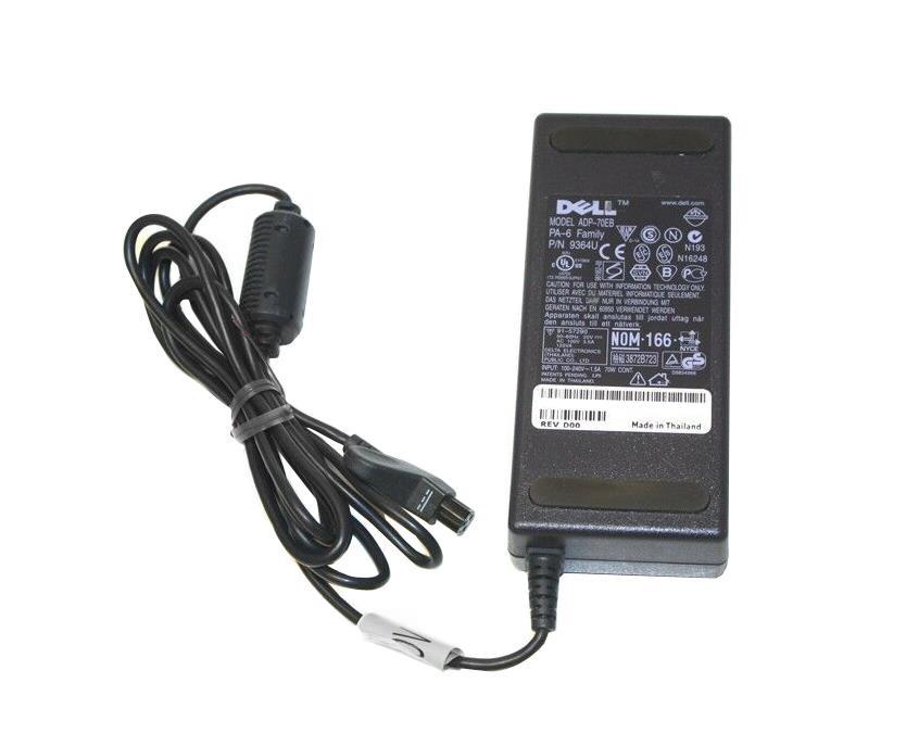 7E109 Dell 100-240V AC Adapter for Latitude, Inspiron Laptops
