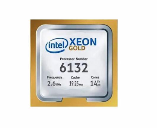 826870-B21 HPE 2.60GHz 10.40GT/s UPI 19.25MB L3 Cache Intel Xeon Gold 6132 14-Core Processor Upgrade for DL380 Gen10 Server