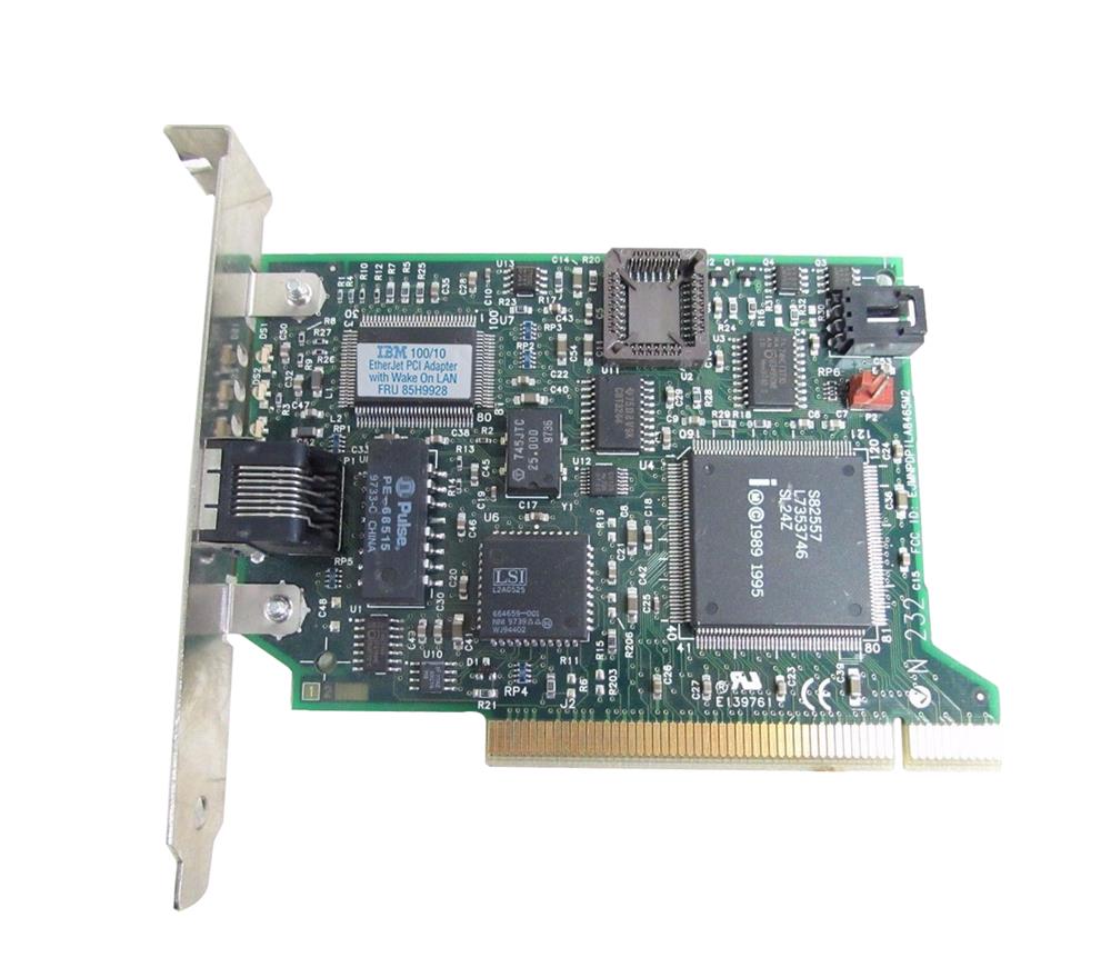 85H9928 IBM EtherJet 10/100 Single-Port RJ-45 100Mbps 100Base-TX/10Base-T Fast Ethernet PCI Network Adapter