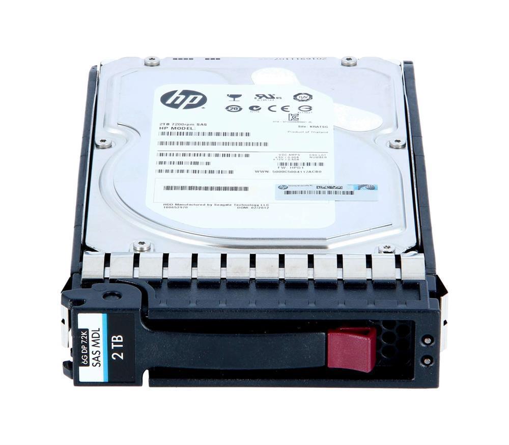 867204-001 HP 2TB 7200RPM SAS 12Gbps Hot Swap 2.5-inch Internal Hard Drive