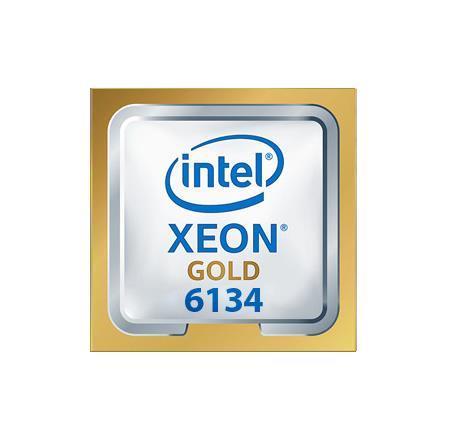 870591-B21 HPE 3.20GHz 10.40GT/s UPI 24.75MB L3 Cache Intel Xeon Gold 6134 8-Core Processor Upgrade for XL230k Gen10 Server