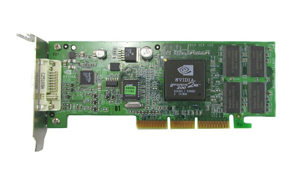 8859I Nvidia GeForce 2mx 200 DVI AGP Video Graphics Card