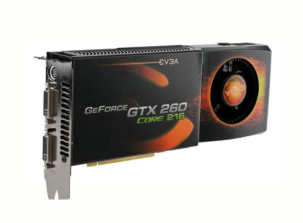 896-P3-1267-BR EVGA nVidia GeForce GTX 260 Core 216 Superclocked 896MB DDR3 PCI Express Dual DVI Video Graphics Card