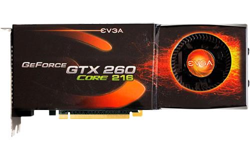 896-P3-1268-BR EVGA Nvidia GeForce GTX 260 896MB GDDR3 448-Bit HDMI / Dual DVI / HDTV / S-Video Out PCI-Express 2.0 Video Graphics Card