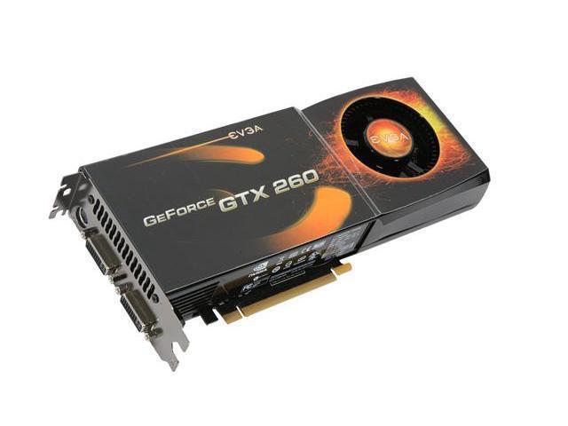 896P31264LX EVGA Nvidia GeForce GTX 260 896MB GDDR3 448-Bit Dual DVI/ HDTV/ S-Video Out/ HDCP Ready/ SLI Supported PCI-Express 2.0 x16 Video Graphics Card