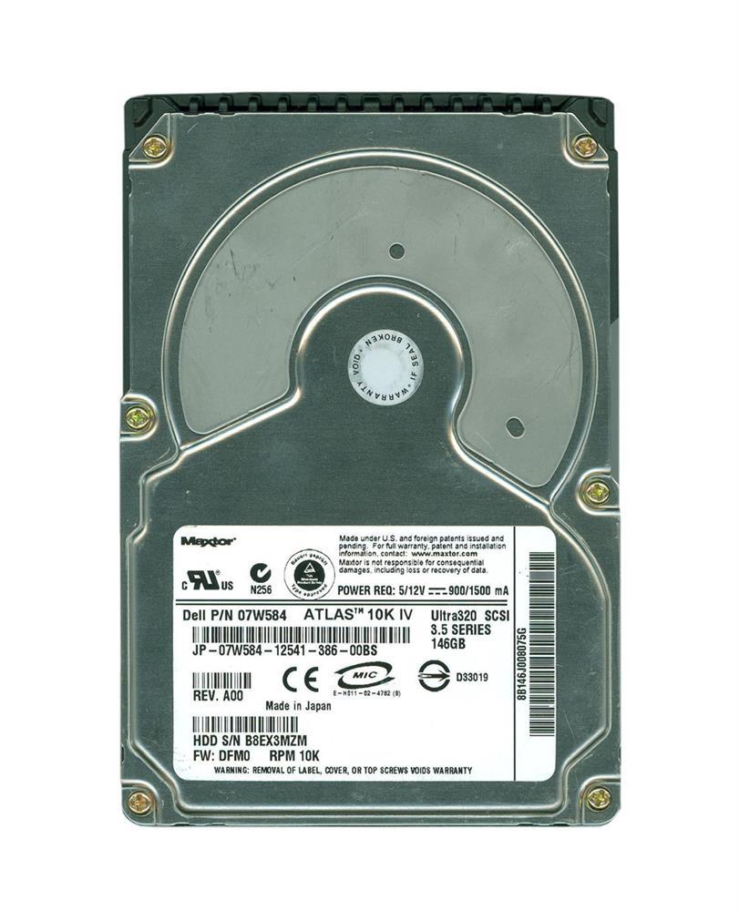 8B146J0 Maxtor Atlas 10K IV 147.1GB 10000RPM Ultra-320 SCSI 80-Pin 8MB Cache 3.5-inch Internal Hard Drive
