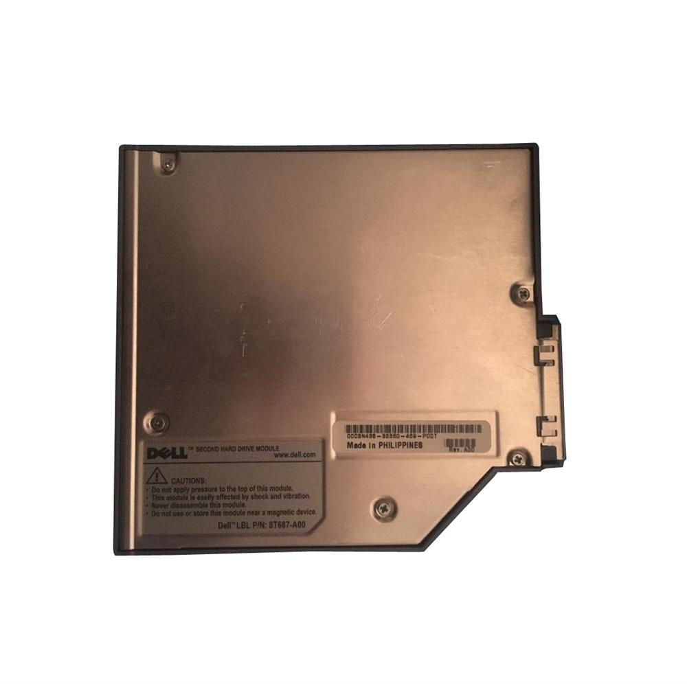 8T687 Dell Hard Drive Caddy for Latitude Laptops