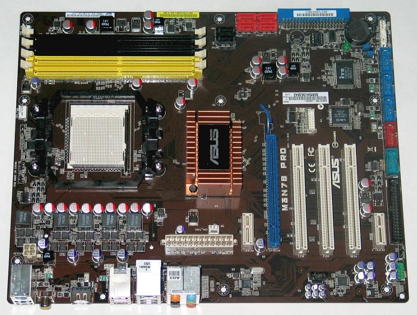 90-MIB5E0-G0EAY00Z ASUS Socket AM2+/AM2 Nvidia GeForce 8300 Chipset AMD Phenom FX/ AMD Phenom/ AMD Athlon/ AMD Sempron Processors Support DDR2 4x DIMM 6x SATA 3.0Gb/s ATX Motherboard (Refurbished)