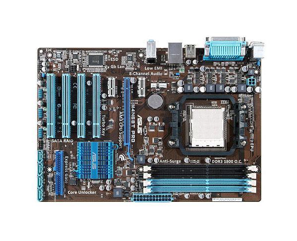 90-MIBD10-G0EAY0WZ ASUS Socket AM3 Nvidia nForce 630a Chipset AMD Phenom II/ AMD Athlon II/ AMD Sempron 100 Series Processors Support DDR3 4x DIMM 4x SATA 3.0Gb/s ATX Motherboard (Refurbished)