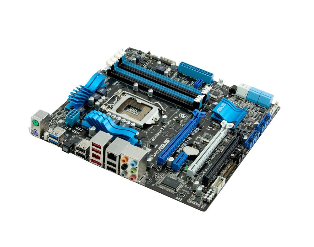 90-MIBEL0-G0EAY0DZ ASUS P8P67-M PRO Socket LGA 1155 Intel P67 Chipset Core i7 / i5 / i3 Processors Support DDR3 4x DIMM 2x SATA 3.0Gb/s uATX Motherboard (Refurbished)